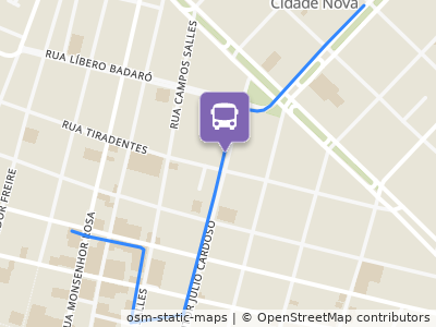 Mapa da parada