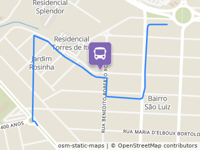 Mapa da parada