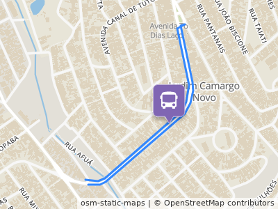 Mapa da parada