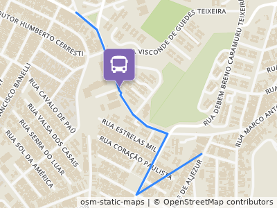 Mapa da parada