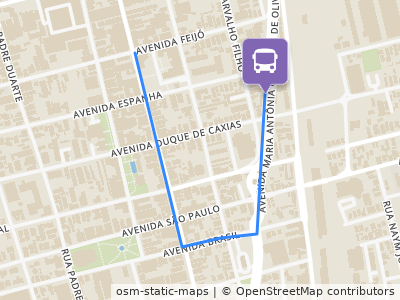 Mapa da parada