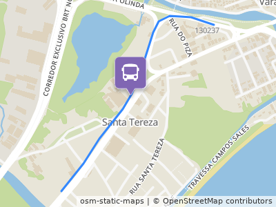 Mapa da parada