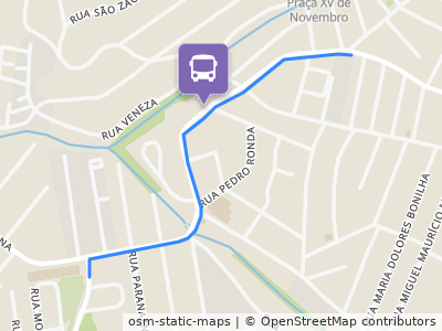 Mapa da parada