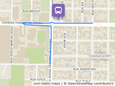 Mapa da parada
