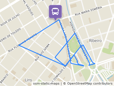 Mapa da parada