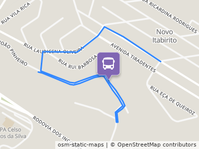 Mapa da parada