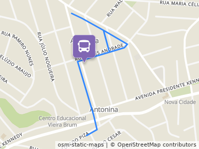 Mapa da parada