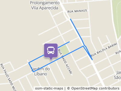 Mapa da parada