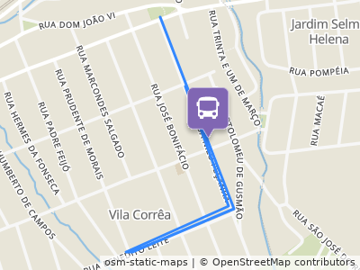 Mapa da parada