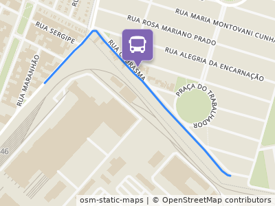 Mapa da parada