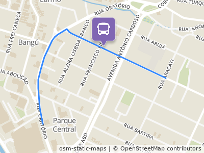 Mapa da parada
