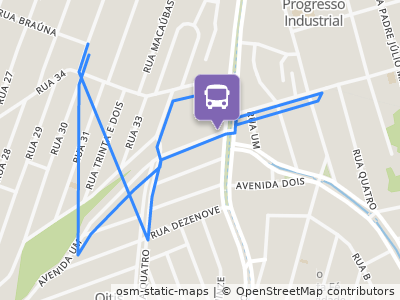 Mapa da parada
