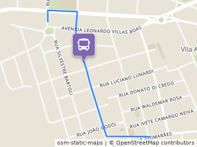 Mapa da parada