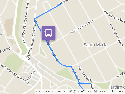 Mapa da parada
