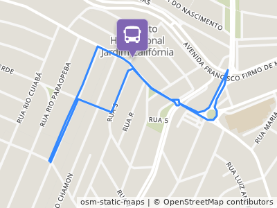 Mapa da parada