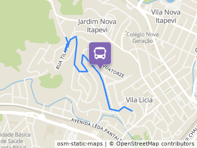 Mapa da parada