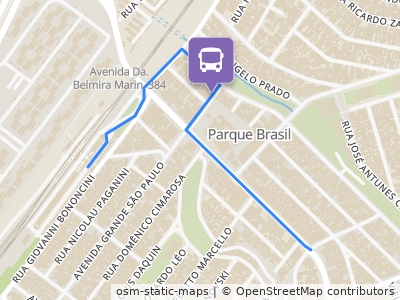 Mapa da parada