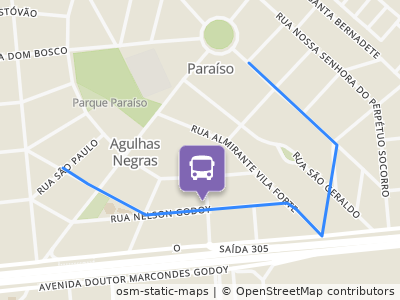 Mapa da parada