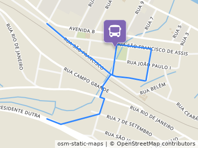 Mapa da parada