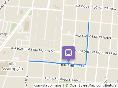 Mapa da parada