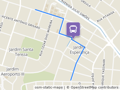 Mapa da parada