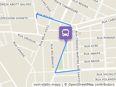 Mapa da parada