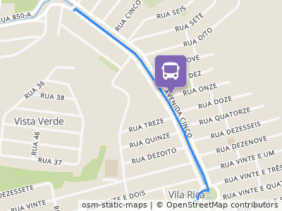 Mapa da parada