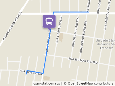 Mapa da parada