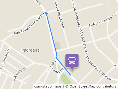 Mapa da parada