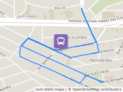 Mapa da parada