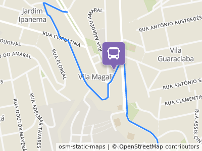 Mapa da parada