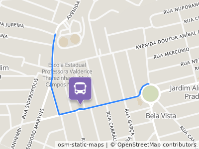 Mapa da parada