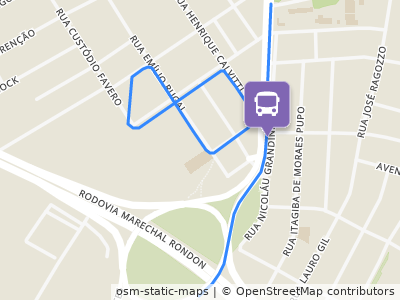 Mapa da parada