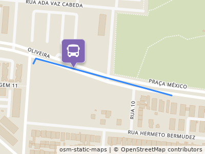 Mapa da parada
