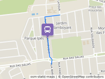 Mapa da parada