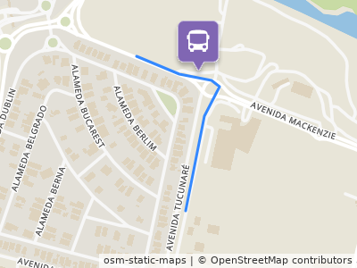 Mapa da parada