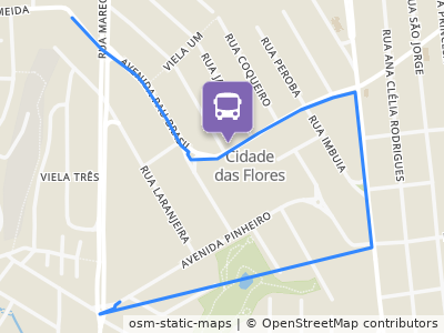 Mapa da parada