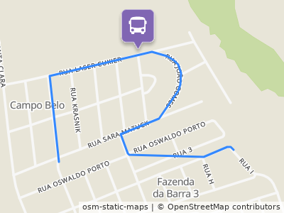 Mapa da parada