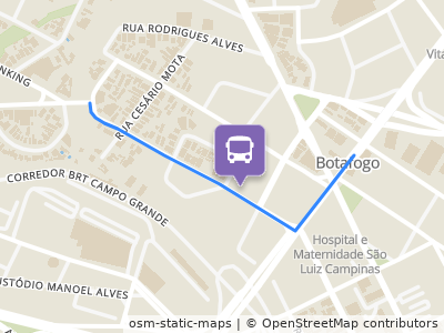 Mapa da parada