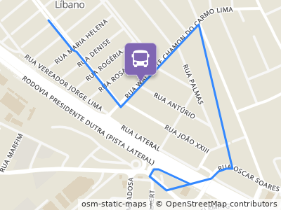 Mapa da parada