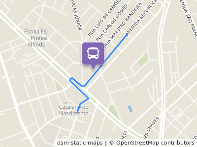 Mapa da parada