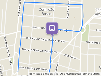 Mapa da parada