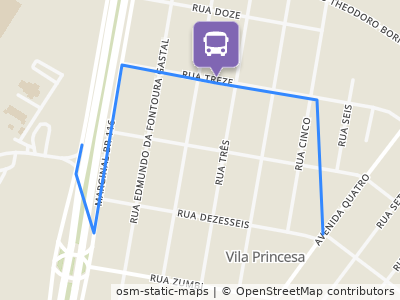 Mapa da parada