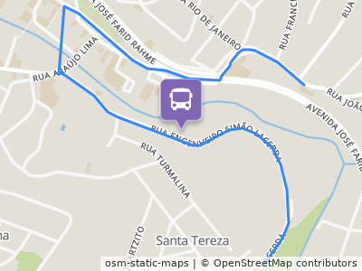 Mapa da parada