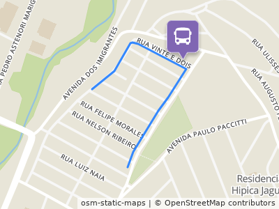Mapa da parada