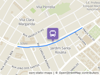 Mapa da parada