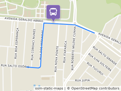 Mapa da parada