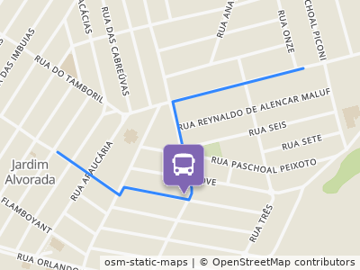 Mapa da parada