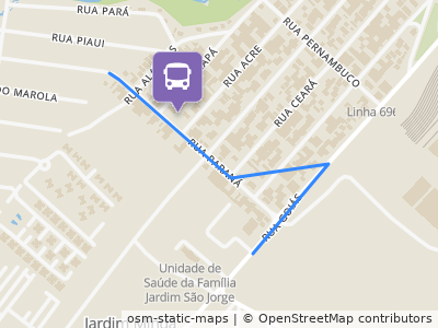 Mapa da parada