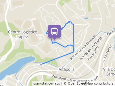 Mapa da parada